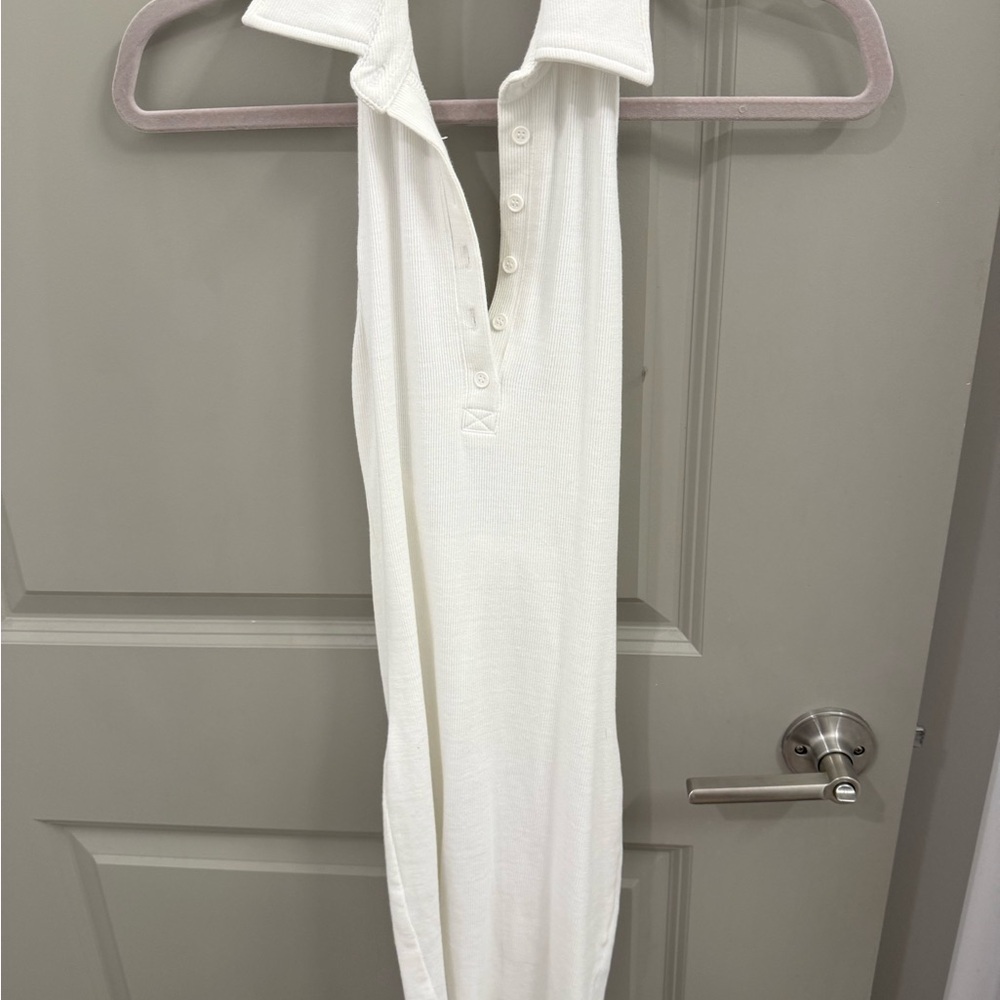 Garage white mini dress